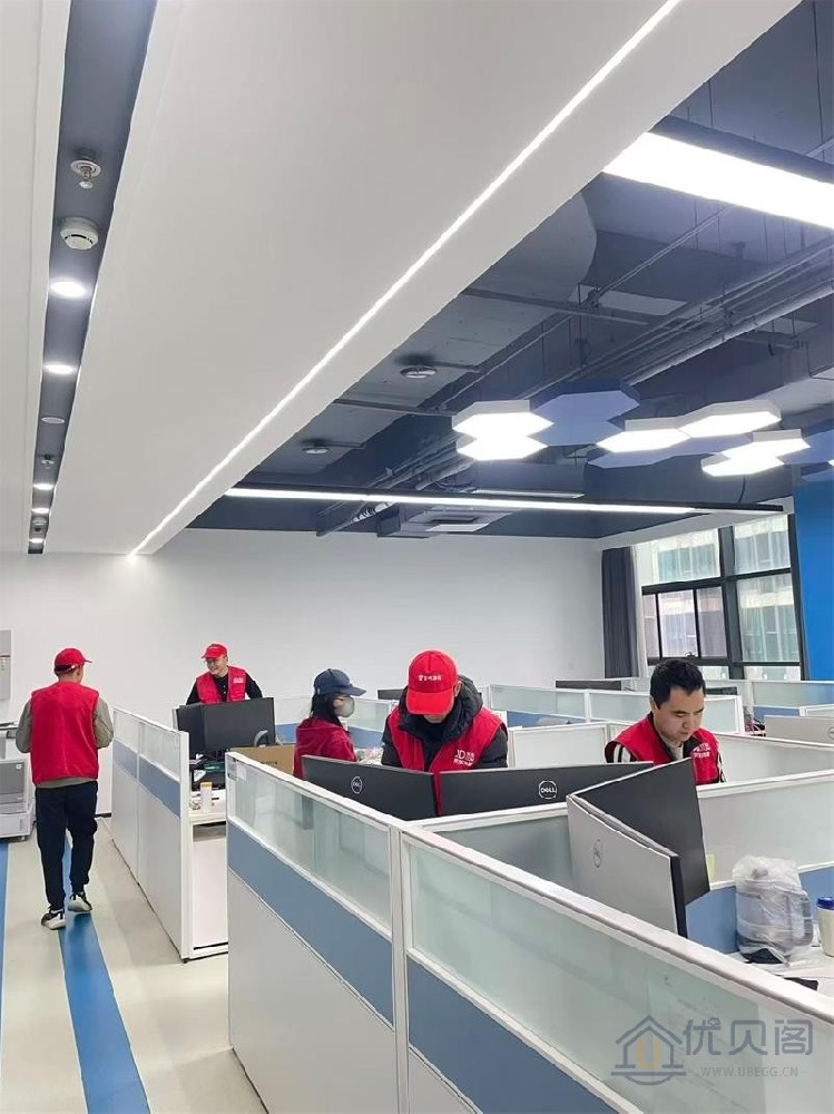 优贝阁西安航天城某科技公司甲醛治理