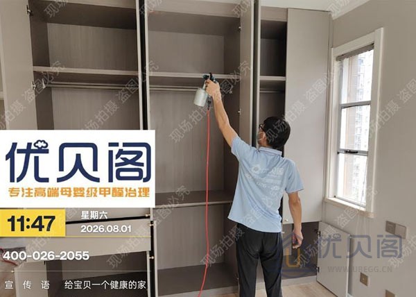 优贝阁西安绿地世纪城小区甲醛治理