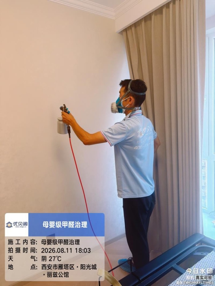 治瑔环保西安阳光城·丽兹公馆小区甲醛治理