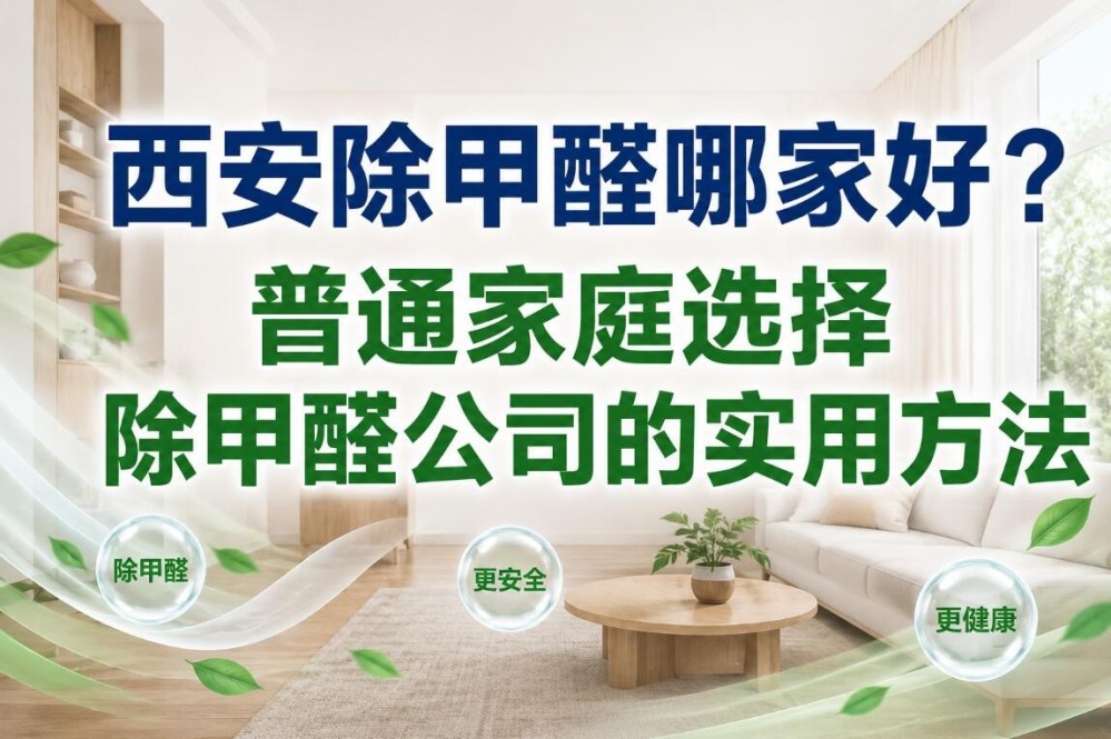 西安除甲醛哪家好？普通家庭选择除甲醛公司的实用方法