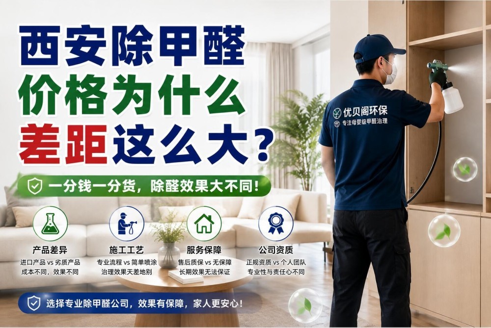 西安除甲醛为何价格差距那么大?