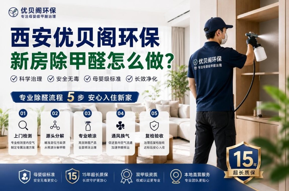 西安优贝阁环保新房除甲醛怎么做?