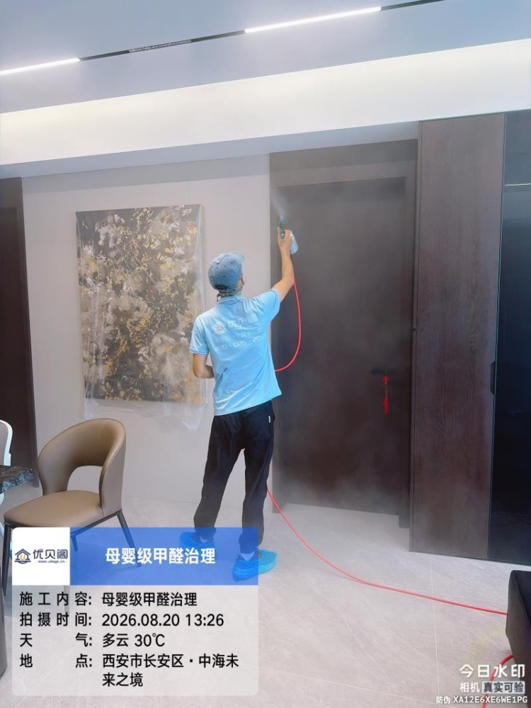 优贝阁西安中海未来之境小区甲醛治理