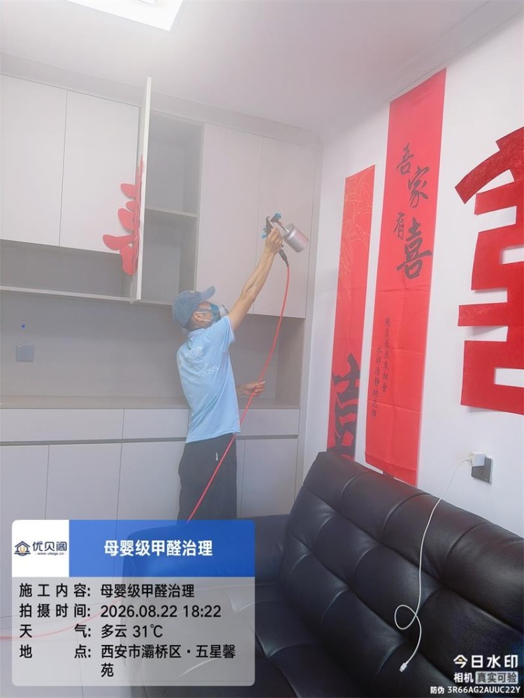 优贝阁西安五星馨苑小区甲醛治理